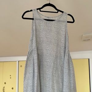 Ali Golden Silk Dress, Size Small